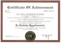 İş Hukuku Uygulamaları Belgesi