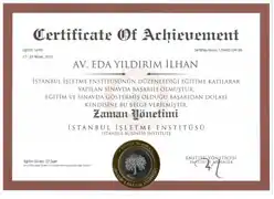 Zaman Yönetimi Belgesi